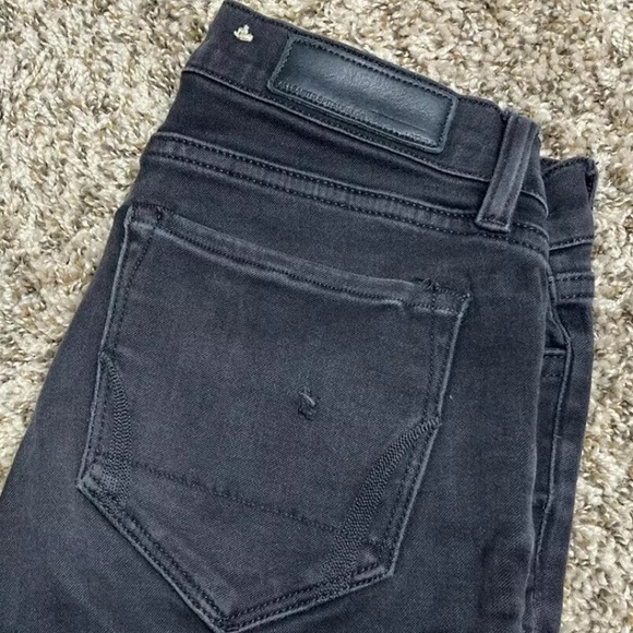 Allsaints Roseport Ashby Skinny Jeans Washed Black - Picture 3 of 6